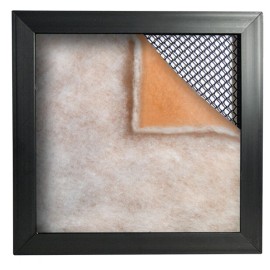 AirstarFilters 12 x 24 x 1 Pads-N-Frame (6) MERV8 HVAC Orange Filters & (1) Frame
