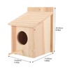 IWOWHERO Bird Feeder for Wild Birds Garden Decor Breeding Box
