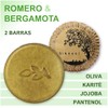 Kit de 2 Shampoos Sólidos de Romero y Bergamota, 100gr