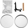 Your Design Footprint Set Metal Box: Plaster Cast Set with