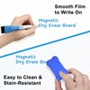 Magnetic Whiteboard for Fridge, 4-Pack Dry Erase Boards (12×8 in)