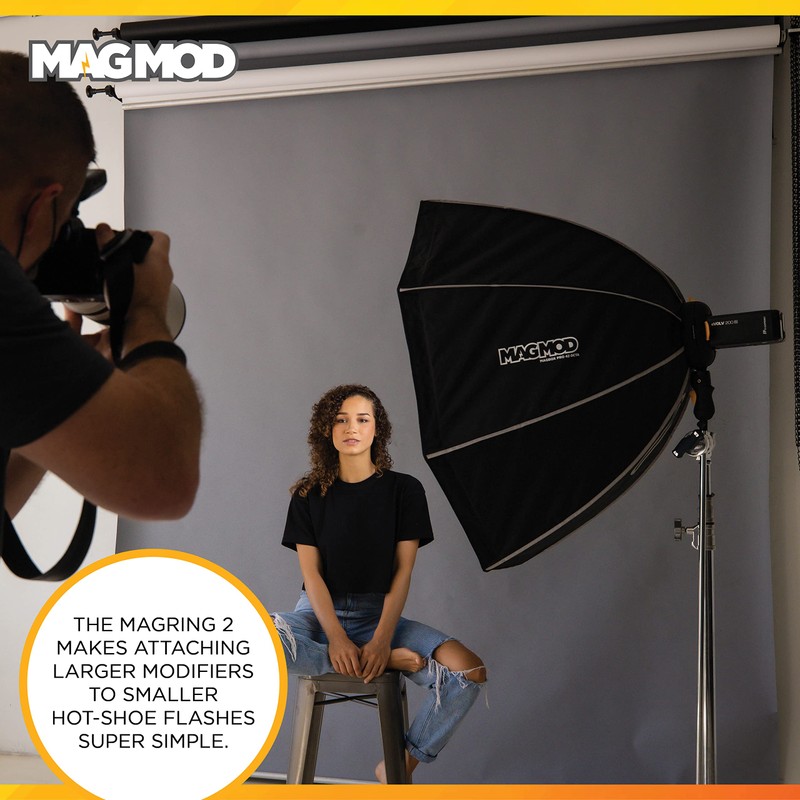 MagMod MagRing Magnetic Speedlite Ring Photography Videography Lighting Modifier Accessory