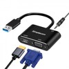 Simplecom DA316A USB to HDMI + VGA Video Card Adapter