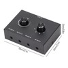 4 Way Stereo Switch, 4 Port Passive Switcher, Audio Input