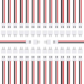 ALAMSCN 30 Pairs 2.54 mm JST XH Connector JST XH 2-Pin Male and Female Connector with 150 mm Pre-Crimped Cable Wire 24AWG Compatible with JST XH for Toys, Electrical Devices