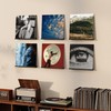 RICHFOCUS Vinyl Wall Mount, 6 Pack Solid Wood Vinyl Record