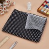 FINGERINSPIRE 1M Black White Polka Dots Cotton Fabric 1.56m Wide