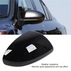 Side Mirror Cover Plastic Weather Resistant Exterior Rearview Mirror Cover