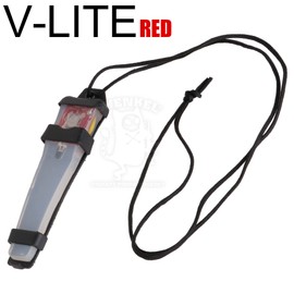 SHENKEL V-LITE Helmet Light Signal Light Replica Red met-018rd