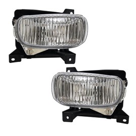 Nioboee Fog LightsCompatible with 2000-2006 Tundra Clear Lens Pair Driver Side & Passenger Side