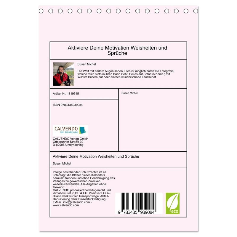 Activate Your Motivation Wisdoms and Sayings (Desk Calendar 2025 DIN