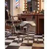 Saddle Stool Chair with Ultra-Quiet Wheels, Rolling Salon Stool