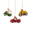 Sass & Belle Vehicles Mini Shaped Bauble - Set of