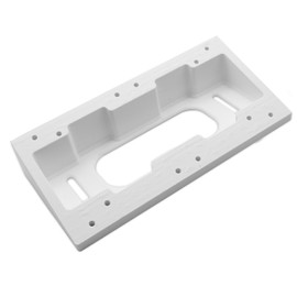MHT-3D Wedge Bracket for Ring Doorbell 20° Ring 1/2/3/3+/4 20 Degree Angle Left in Various Colours (White)