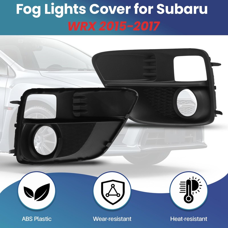 CZCJGD Fog Light Bezel Compatible with Subaru WRX 2015 2016