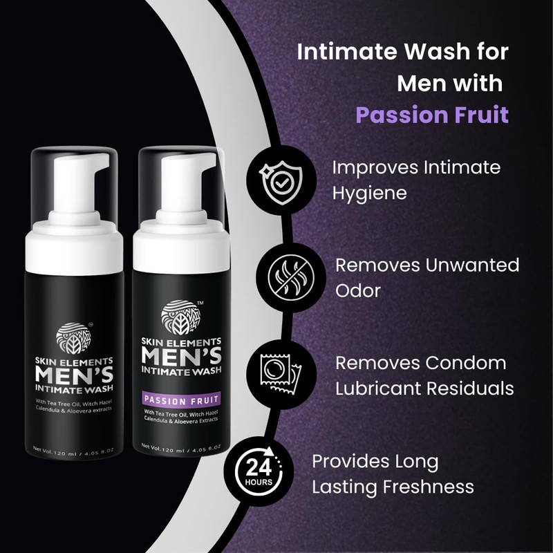 Skin Elements Men's Intimate Wash Combo - Pack of 2