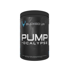 BUCKED UP PUMP-OCALYPSE Pre Workout - Intense Pumps, Power, & Endurance, Blue Raz, 30 Servings
