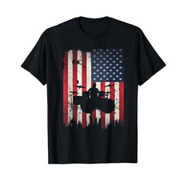 Drummer USA American Flag 4th of July Patriotic Drumming T-Shirt for Women Kids Men