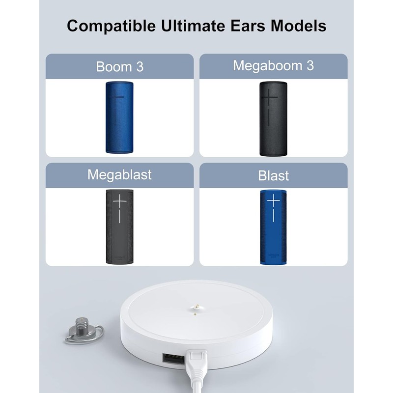 FGIEU Charging Dock Compatible with Ultimate Ears UE Boom 3,