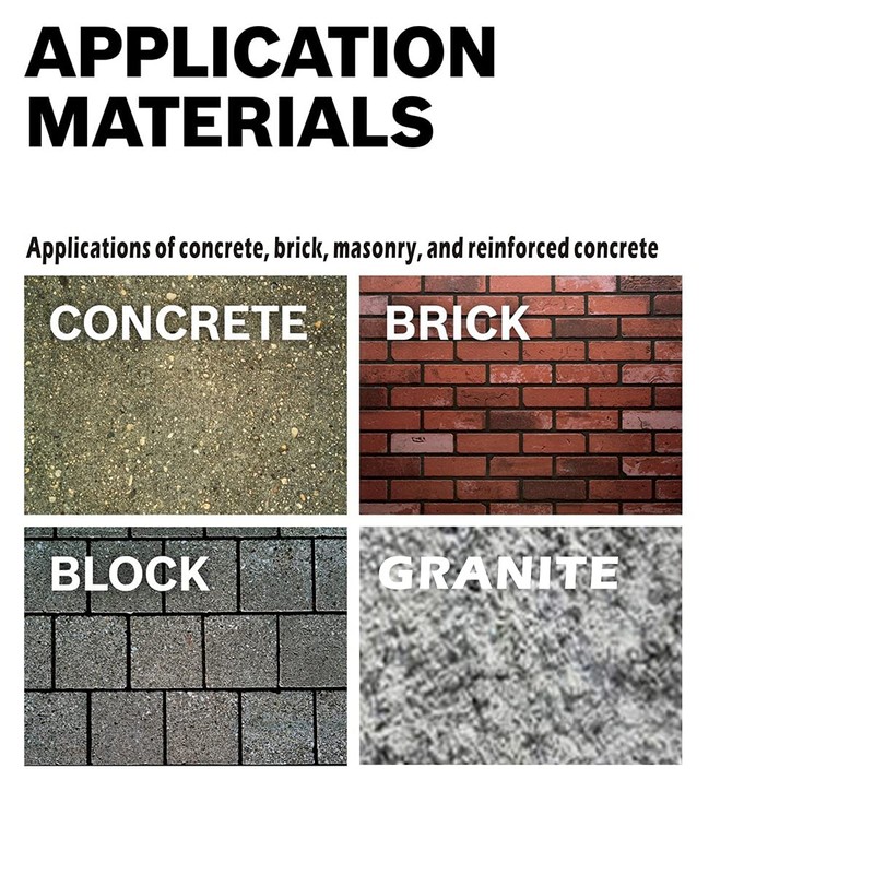 Meccion SDS Plus Hammer Drill Bits Professional Tungsten Cross Tip