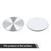 sourcing map Set of 4 45 mm Silver Car Wheel