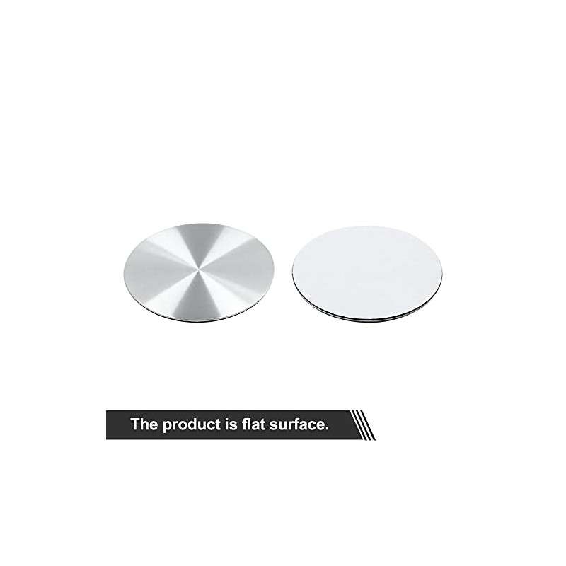 sourcing map Set of 4 45 mm Silver Car Wheel