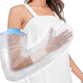 Plaster Protection Waterproof Arm Adult Bandage Protection Shower Protection Hand Reusable Plaster Arm Shower Protective Cover Arm Plaster Shower Cover Arm Protection When Bathing (Long Arm)