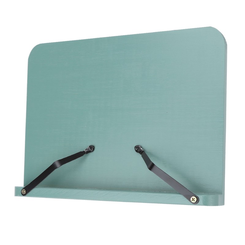 Book Stand Adjustable Angle Foldable Small Desk Bookrest with Page