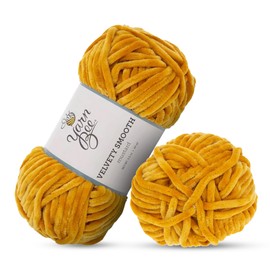 Yarn Bee Bulky Yarn for Crochet and Knitting, Soft Yarn Ball, 80 Meters of 100% Polyester Yarn for Crochet Blankets, Hats and More, DIY Accessories