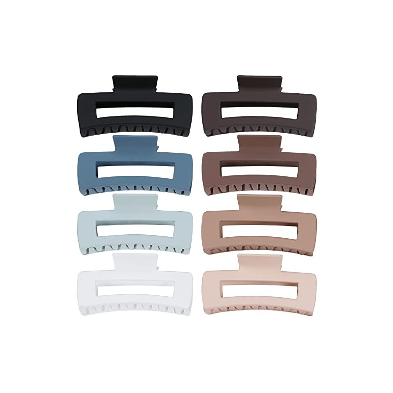 Pinzas grandes para el cabello de 4.1 pulgadas, 8 unidades,