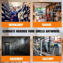 VAPORSORB Eco Fume Remover: 2 lb. Gran. Rids Chemical, Solvent & Gasoline Vapors