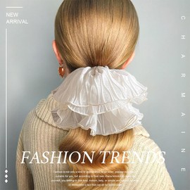 CATOR Elasitc Silk Hair Rings Women's Ponytail Holder Hair Band Made of Silk Hair Tie for Women Girls Silk Hair Bobbles Packaging Thick Hair and Curly Hair