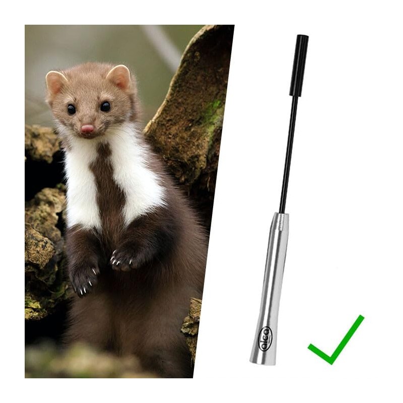 Marten Stop Antenna Replacement Rod 27 cm Silver