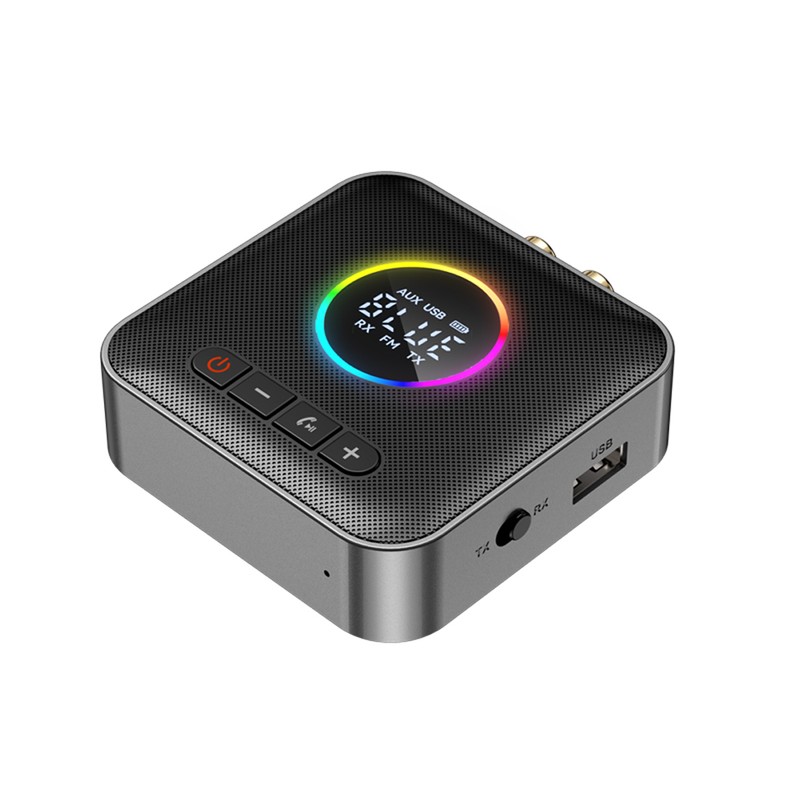 BT5.4 Transmitter Receiver 3-in-1 Wireless Audio Adapter FM Transmitter with