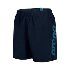 ARENA Boys' Fundamentals Logo Jr Boxer R Swim Trunks (Pack of 1)