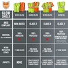 Glow Shield Flame Resistant High Visibility Class 2 Safety Vest,