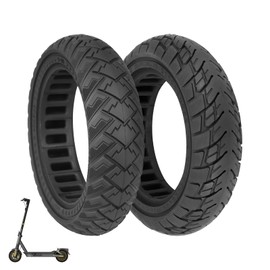 ulip 60/65-6.9 Full Tyre Scooter Rear Wheels 60/70-6.5 Full Tyre Scooter Front Wheels for Ninebot Max G2 G65 Scooter Off-Road Solid Tyres (Pack of 2)
