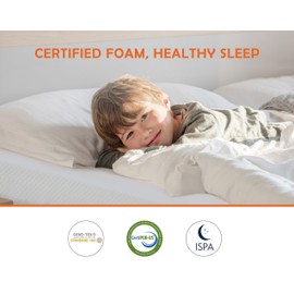 Capacmkseh Full Size Bamboo Charcoal Infused Cooling Gel Memory Foam Mattress for a Cool Sleep & Pressure Relief, Medium Firm Comfort & Supportive Mattresses, Bed in a Box, CertiPUR-US Certified