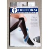 Truform Compression Ladies Sheer Knee Highs 1763BL-M - Black -