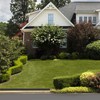 com-four® lawn edging made of plastic - flower bed edging