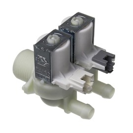 Paxanpax PLD531 Washing Machine Solenoid Water Inlet Valve Fits Beko WMB61432-2-Way, 180°, Outlet Pipe: Ø11mm