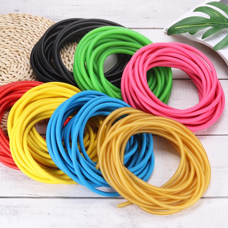 PATIKIL 26 Ft(8M) Black Rubber Tubing, 1/16"(2mm) ID x 3/16"(5mm)