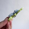 1 Pc Handmade Large 3D Ceramic Double Bloom Blue Hydrangea