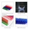 EMEDA Self-Fanning Volume Eyelashes, Colourful Blue, 0.07 mm, D Curl,