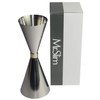 Mr Slim Jigger Silver Cocktail Measuring Cup 60-90ml Made in