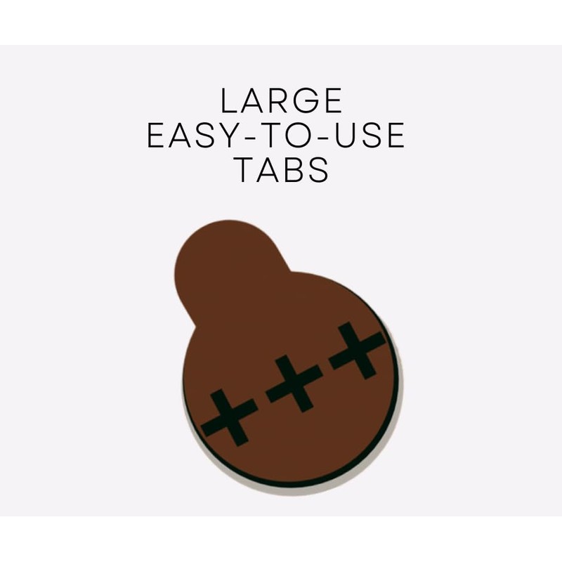 HearClear Size 312 PR41 Hearing Aid Batteries Brown Tab (30