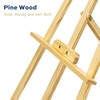 Wooden Easel Stand for Painting, 45" Adjustable Height Folding Art