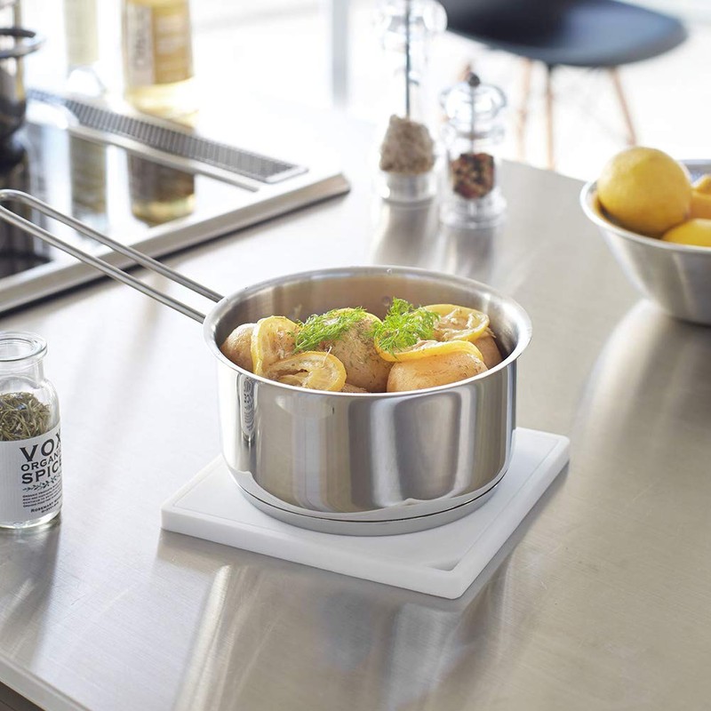 (Square, White) - Yamazaki Home Trivet Square white