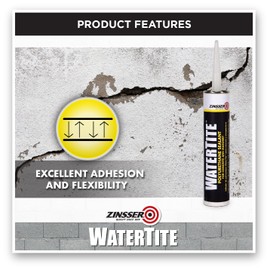 10.1 oz Zinsser 5091 Clear WaterTite Polyurethane Sealant for Concrete and Masonry