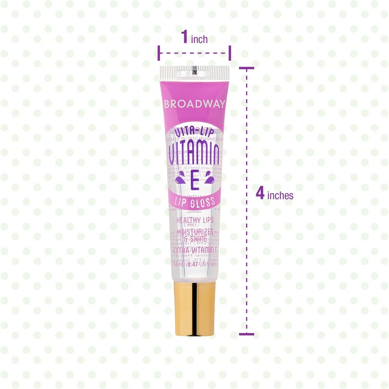 Ruby Kisses Broadway Vita-Lip Clear Lip Gloss (Vitamin E 48